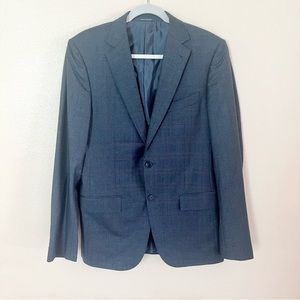 Ermenegildo Zegna Trofeo Blue Sport Coat Suit Jacket Sz 50R 100% Wool
